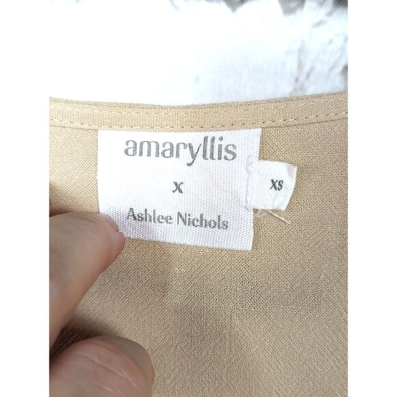 AMARYLLIS x ASHLEE NICHOLS Baby Doll Button-Front Dress Pockets Oversized XS - Picture 7 of 8